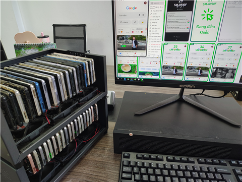 Ảnh Box Phone Farm Tại Vinhomes Ocean Park – Mua, Thuê, Lắp Đặt Tận Nơi